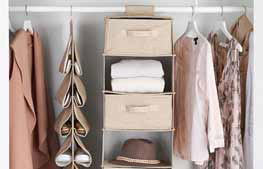 استفاده بهتر از فضای کمد